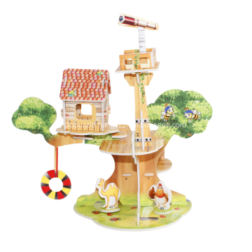 3D Cabin In The Sky Puzzle